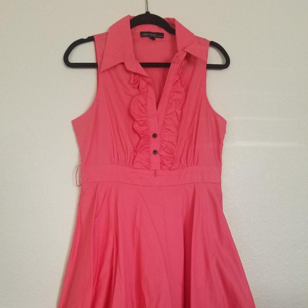 Fit and Flare Dress with buttons